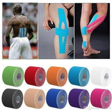 Load image into Gallery viewer, Strain Injury muscle Sticker Sport Kinesiology Tape Roll Cotton